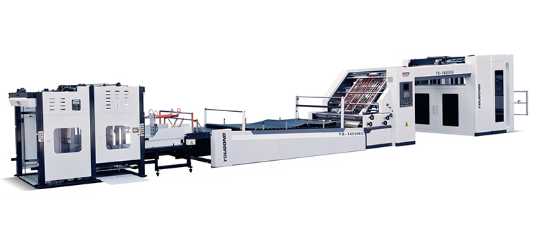 YB-1450HGS/1650HGS High Speed Laminating Machine and Flip Flop Stacker